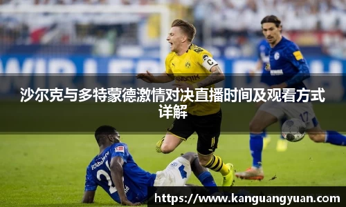 沙尔克与多特蒙德激情对决直播时间及观看方式详解